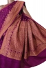 Pure Handloom Zari Butta Banarasi Crepe Silk Saree